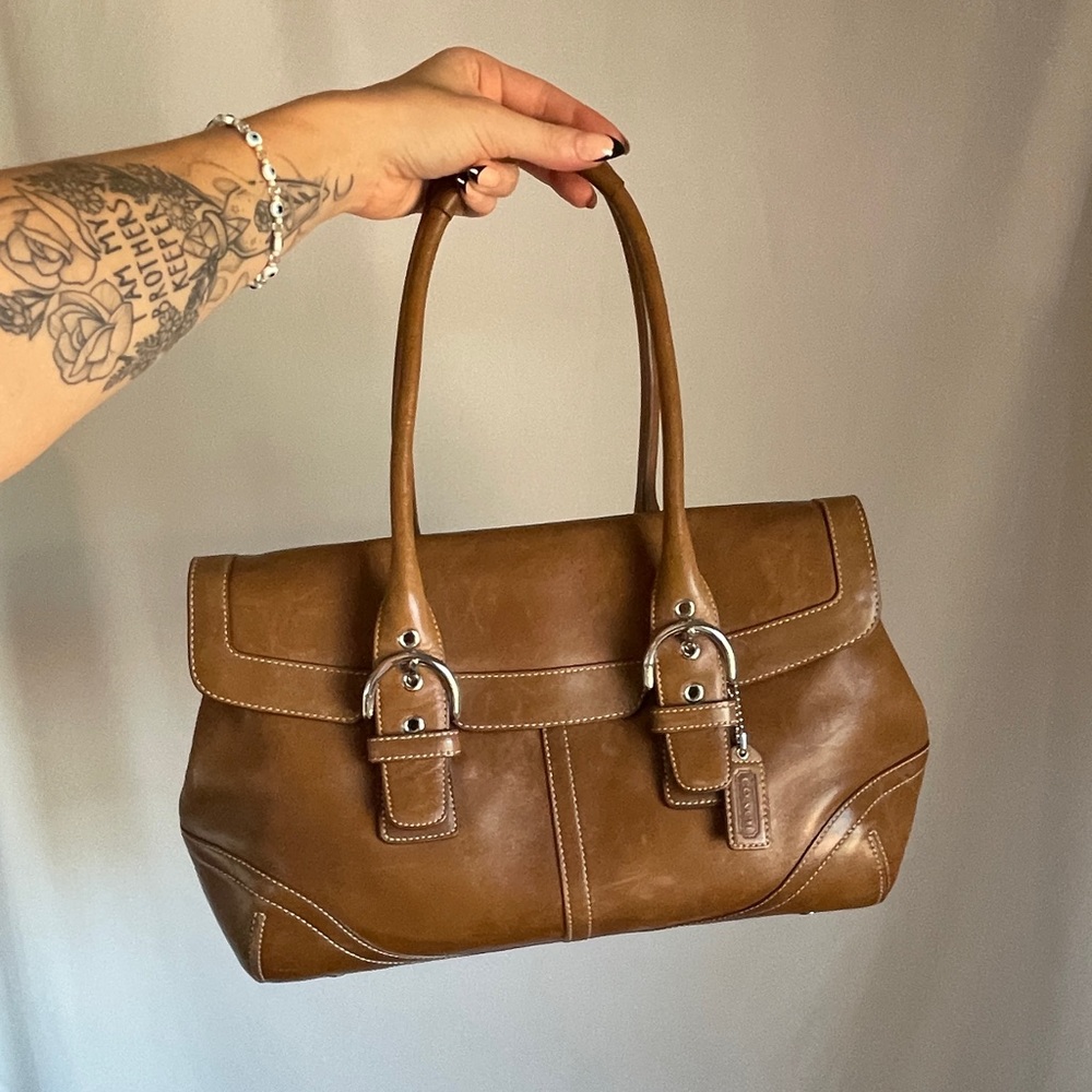 Coach Hampton Soho Satchel in Brown